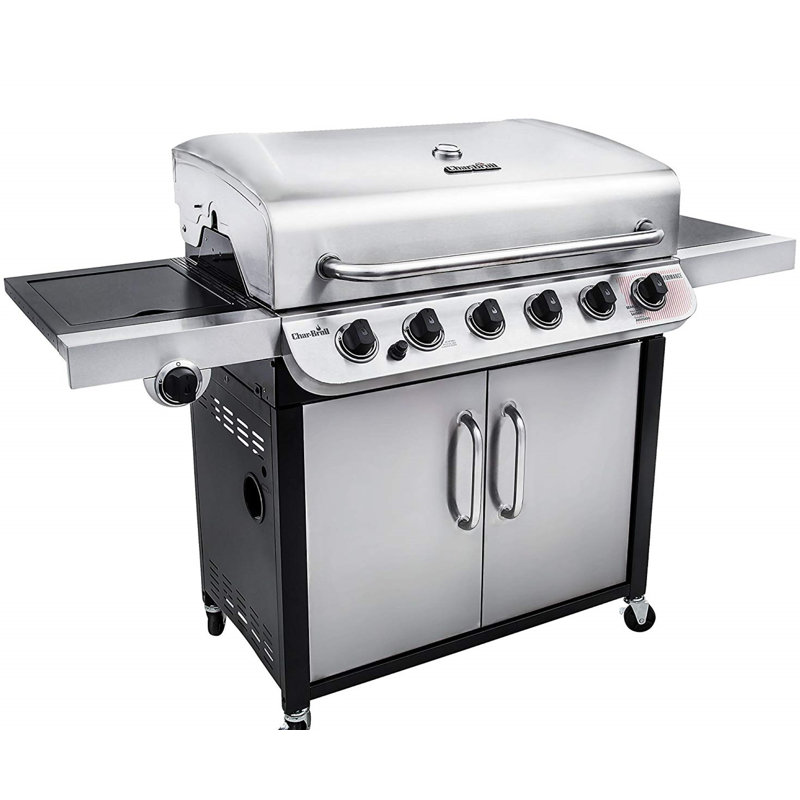CharBroil Performance Series 6Burner Flat Top Propane Gas Grill with